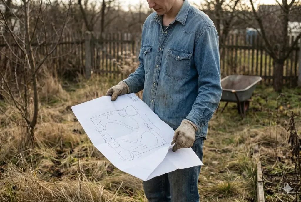 Planning a Backyard Layout for a Bali Hut