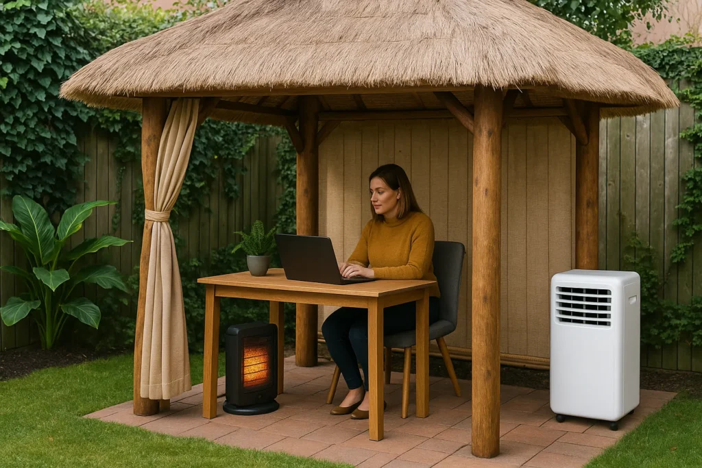Keeping Your Backyard Office Comfortable Year-Round