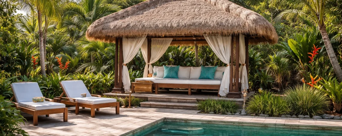 A Bali hut of high quality