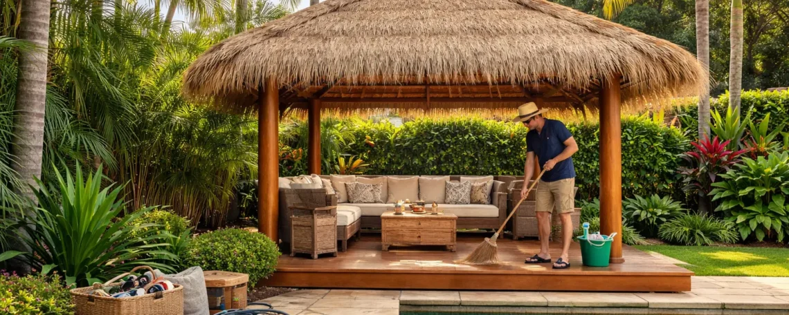 Bali Hut Maintenance