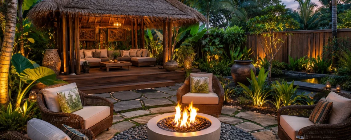 Backyard Retreat Ideas: Bali Huts & Outdoor Seating