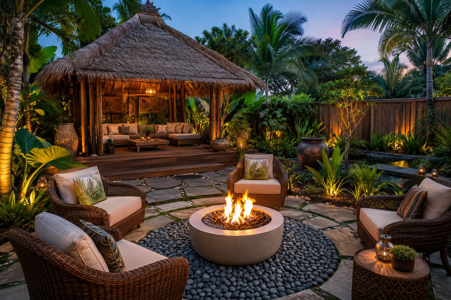 Backyard Retreat Ideas: Bali Huts & Outdoor Seating