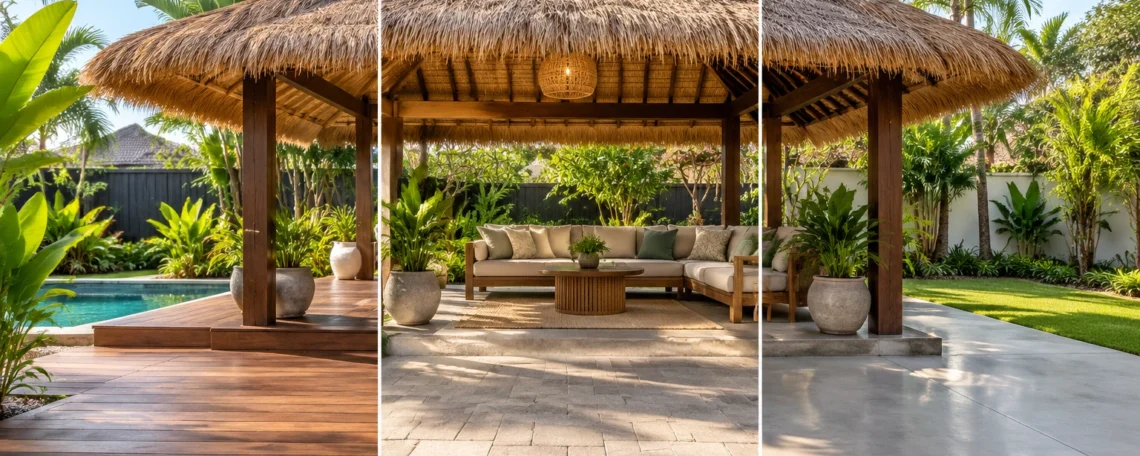 Your Bali Hut Flooring Choice
