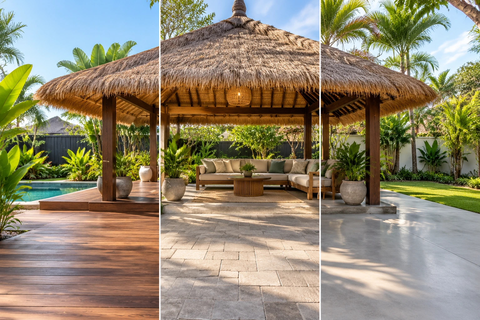 Your Bali Hut Flooring Choice